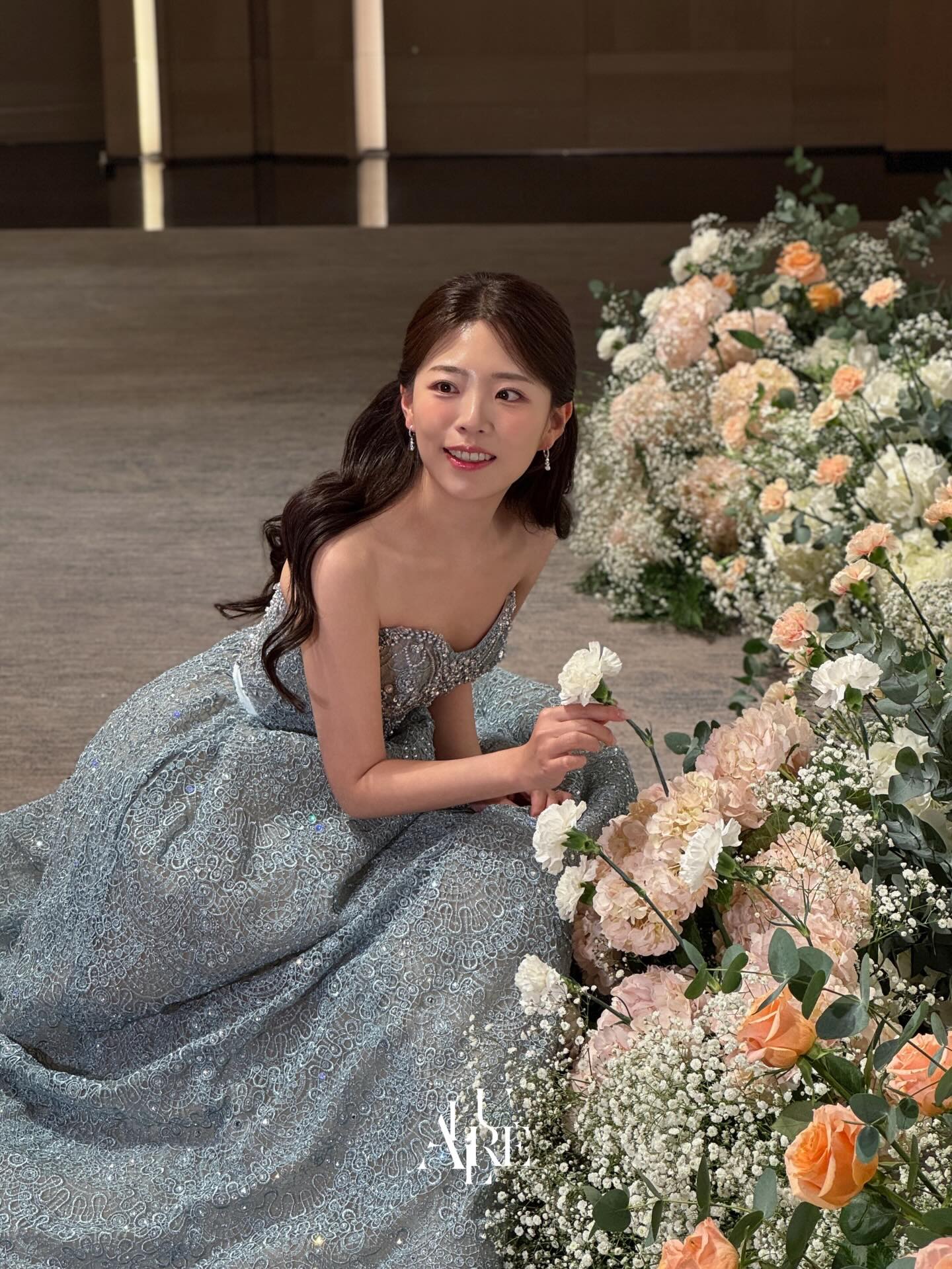 아루레가 촬영한 신부대기실 A라인 드레스 사진
